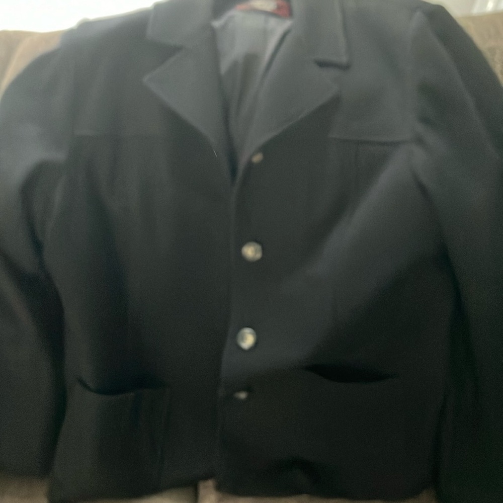 Black Wool Blazer